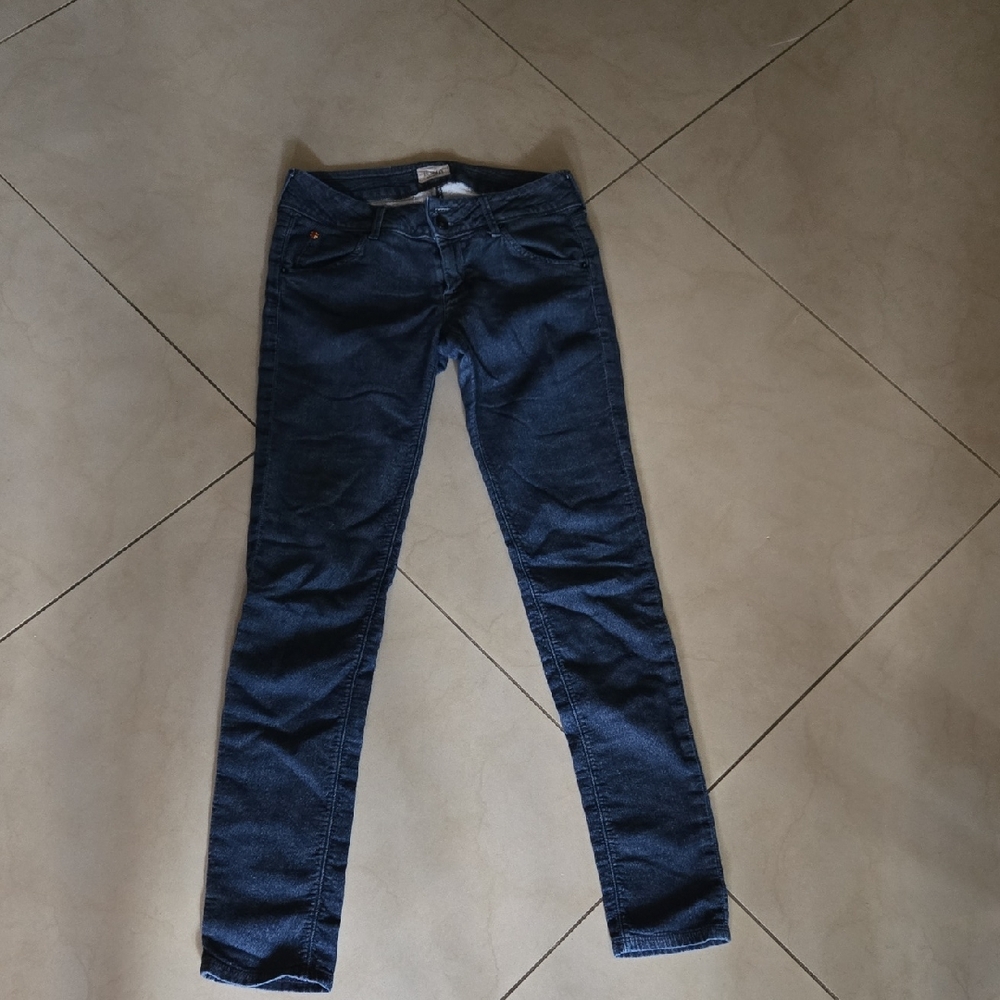 Hudson Jeans Collin Flap Dark Blue Skinny  Jeans 26 Y2K